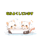 かわいい子猫 WH2 修正版（個別スタンプ：8）