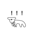 ヤギ？の【使いやすい挨拶•連絡】敬語入り（個別スタンプ：32）