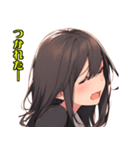 かわいい女の子 WH2 修正版（個別スタンプ：5）