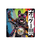 バイク大好き！フレンチブルライダー！（個別スタンプ：8）