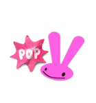 ピンクうさぎのスタンプ♡（個別スタンプ：16）
