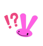 ピンクうさぎのスタンプ♡（個別スタンプ：20）