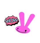 ピンクうさぎのスタンプ♡（個別スタンプ：22）