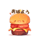 ハンバーガーキャラスタンプ（個別スタンプ：5）