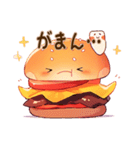 ハンバーガーキャラスタンプ（個別スタンプ：14）