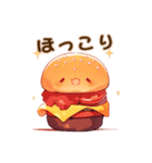 ハンバーガーキャラスタンプ（個別スタンプ：27）