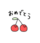 しゃくれハピネス（個別スタンプ：13）