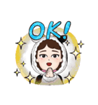 うし女子（個別スタンプ：1）