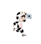 うし女子（個別スタンプ：3）