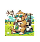 GOLF MONKEYのHERO PART2（個別スタンプ：3）