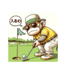 GOLF MONKEYのHERO PART1（個別スタンプ：3）