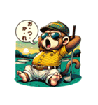 GOLF MONKEYのHERO PART1（個別スタンプ：12）