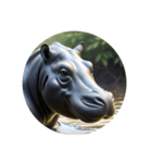 カバ hippopotamus（個別スタンプ：6）