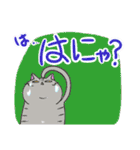 毎日使える♡デカ文字ねこスタンプ（個別スタンプ：21）