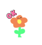 お花の楽しい遊び（個別スタンプ：1）