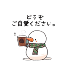 冬に大活躍な雪だるま（個別スタンプ：11）