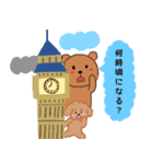 イギリス好きなくまとトイプー3（個別スタンプ：6）