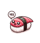 マグロ寿司LINEスタンプ（個別スタンプ：3）