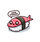 マグロ寿司LINEスタンプ（個別スタンプ：8）