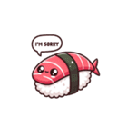 マグロ寿司LINEスタンプ（個別スタンプ：15）