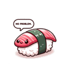 マグロ寿司LINEスタンプ（個別スタンプ：34）