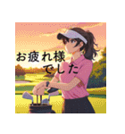 Golf Diva ワンダーランド（個別スタンプ：9）