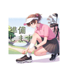 Golf Diva ワンダーランド（個別スタンプ：14）