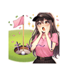 Golf Diva ワンダーランド（個別スタンプ：16）