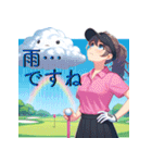 Golf Diva ワンダーランド（個別スタンプ：17）