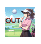 Golf Diva ワンダーランド（個別スタンプ：19）