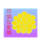 色々な花言葉（個別スタンプ：34）