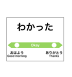 会話駅名標（個別スタンプ：3）