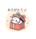 冬猫 クリスマス（個別スタンプ：6）