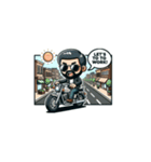 Ride On！ バイカーの一日（個別スタンプ：4）