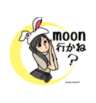 ダーツに誘う時のフレーズby "bar moon37"（個別スタンプ：2）