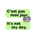 フランス語と英語を学ぼう Vol.1（個別スタンプ：18）