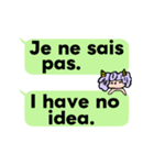 フランス語と英語を学ぼう Vol.1（個別スタンプ：22）