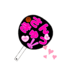 推し活応援うちわ風♡一言スタンプ（個別スタンプ：9）