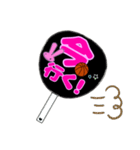 推し活応援うちわ風♡一言スタンプ（個別スタンプ：32）
