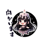 キラキラ光るかわいいキャンドルちゃん（個別スタンプ：22）