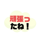 実家の親.祖父母宛①気遣い シンプル大文字（個別スタンプ：18）