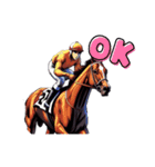 競馬(horse racing)（個別スタンプ：4）