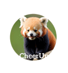 レッサーパンダ red panda.（個別スタンプ：14）