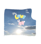 動物と雲と棒人間2（個別スタンプ：1）