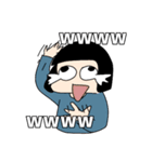 ぽんきちとわたし（個別スタンプ：4）