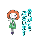 新カラフル女子（個別スタンプ：10）