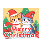 かわいい子猫たちのクリスマス＆冬（個別スタンプ：20）