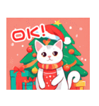 かわいい子猫たちのクリスマス＆冬（個別スタンプ：22）