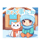 かわいい子猫たちのクリスマス＆冬（個別スタンプ：31）