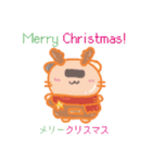 可愛い海苔猫たち-メリークリスマス（個別スタンプ：1）